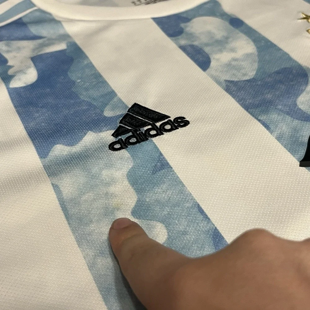 Adidas Argentina 2020-2021 Home Jersey Men's Small Ángel Di María World Cup